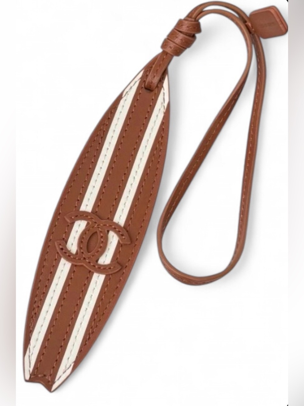 🏝️👜   🆕 CC Leather Bag Charm Keychain   👜🥥